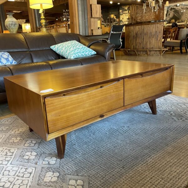 mc style 2 drawer coffee table