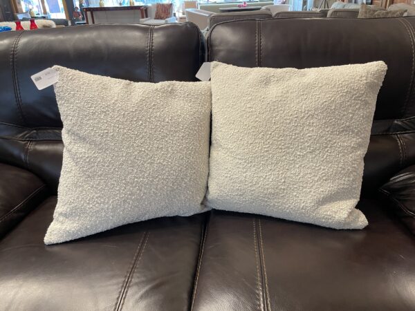 bouclé pillows